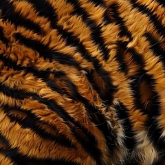 Tiger skin wallpaper design, stylish animal skin background generated with  AI 