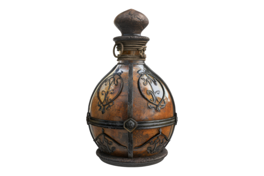 Potion bottle isolated on transparent background