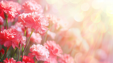 Pink Carnation Background