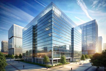 Modern office building