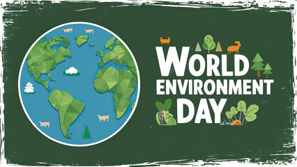 Save Our Planet, World Environment Day Illustration, World Environment Day, Vibrant Illustration, Eco-friendly Design for. World Environment Day Poster, Artwork for. World Environment Day Banner