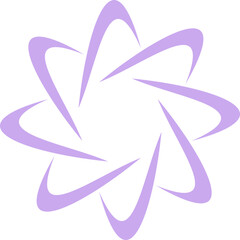 Attractive Twisted Abstract Mandala Element