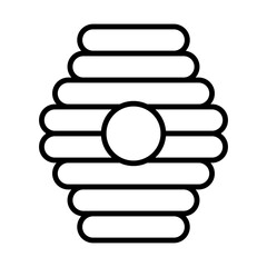 Beehive line icon