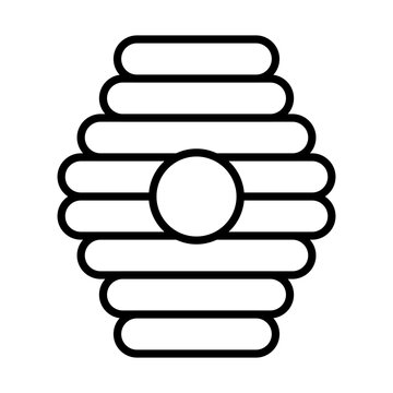 recommend clip art: Beehive line icon