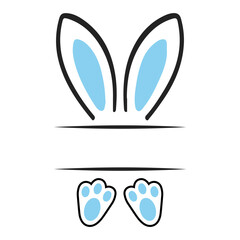 retro bunny sublimation design