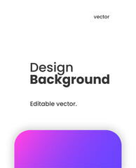 Simple colorful gradient background. Social media template vector illustration.