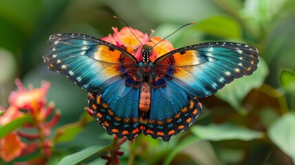 Beautiful butterfly in nature