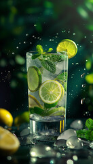 A refreshing drink - Lime