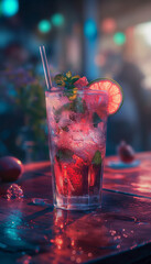 A refreshing drink - cocktail