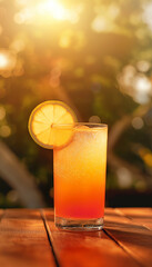A refreshing drink - Orange
