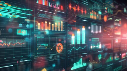 Obraz premium illustration Visual representations of data analytics and insights provided
