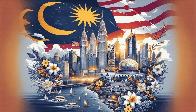 malysia country banner,