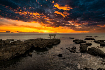 茨城県大洗の風景
