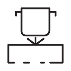 Chef Cook Stove Line Icon