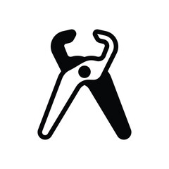 Tongs Pliers vector icon