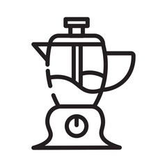 Blender Kitchen Tool Line Icon