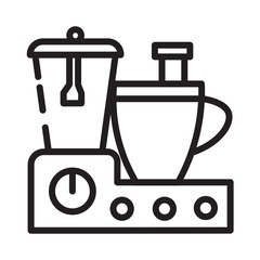 Blender Kitchen Tool Line Icon