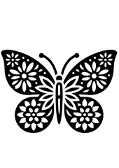 Butterfly Svg, Flower Butterfly svg, Butterfly Flower svg, Butterfly Silhouette, Insect SVG, Butterfly Clipart, Butterfly Cricut, Butterfly Art Print