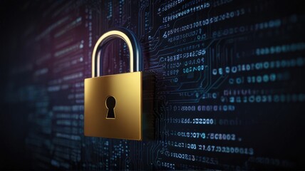 Advanced cybersecurity systems in action protecting digital data with encryption, a secure network infrastructure banner concept with space for text or copyspace. Connecting verified credentials