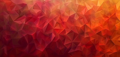 abstract polygonal design of crimson and dusk orange, ideal for an elegant abstract background