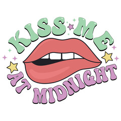 retro new year design