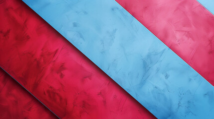 acute diagonal stripes of crimson and sky blue, ideal for an elegant abstract background