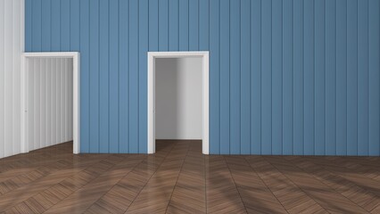 Empty room with Wall Background. 3D illustration, 3D rendering	
