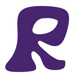 illustration of a letter R