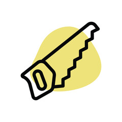 Saw vector icon