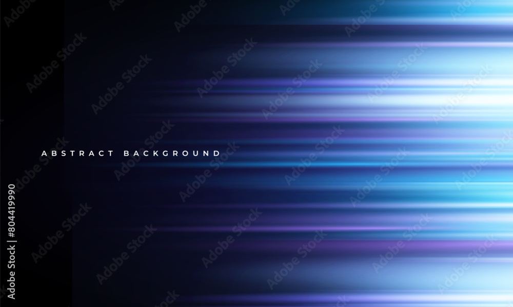 Poster black and blue modern abstract technology background with glowing high-speed and movement light effe