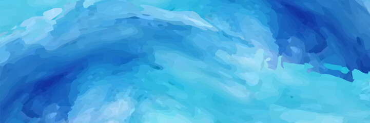 vector blue watercolor background for business card or flyer template