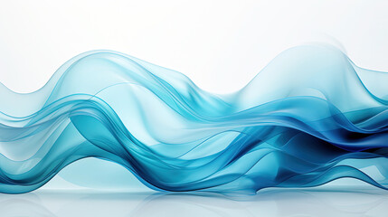 Abstract Waves With Sprays and Layers of Translucence and Movement That Convey a Sense of Dynamic Fluidity Background