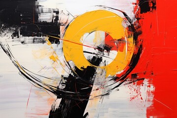 modern art abstract acrylic painting, stylish contemporary professional artistic background