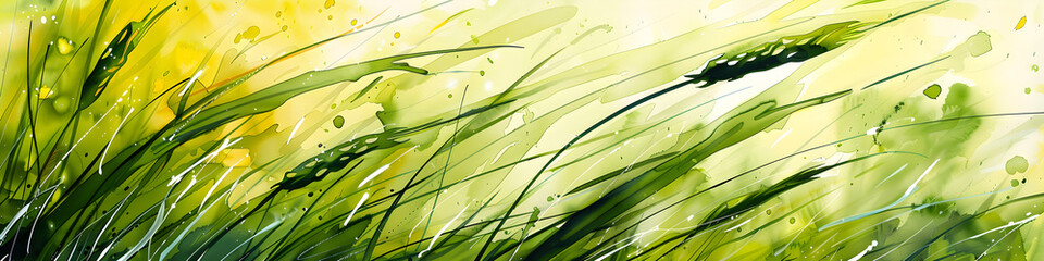 Grass in Watercolour