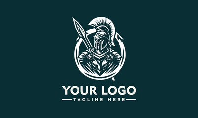 ancient vector logo lord of thai ancient warrior vector logo design