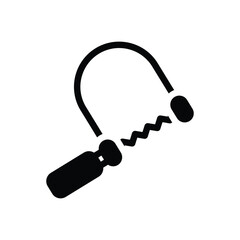 Fretsaw vector icon