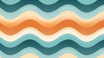 Colorful Abstract Wavy Pattern Background in Modern Design Style.