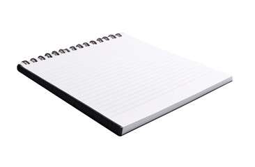 notebook isolated on transparent background, png file
