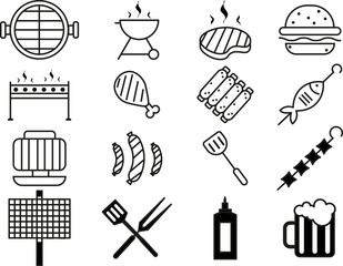 food icons set