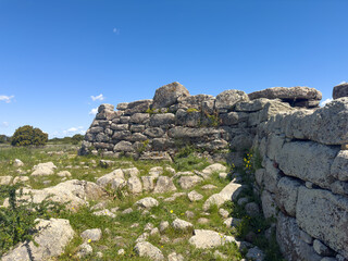 Tomb of the Giants Somu de Sorcu in the Giara di Siddi in central Sardinia
