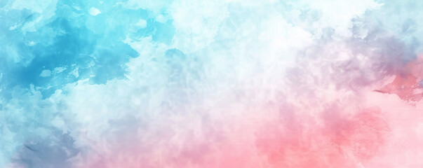 soft pastel gradient of sky blue and rose red, ideal for an elegant abstract background
