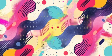 Abstract colorful pattern shape design background