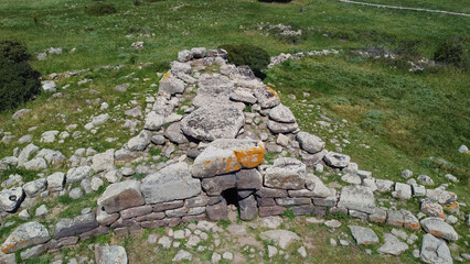 Tomb of the Giants Somu de Sorcu in the Giara di Siddi in central Sardinia