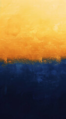 soothing horizontal gradient of saffron and midnight blue, ideal for an elegant abstract background
