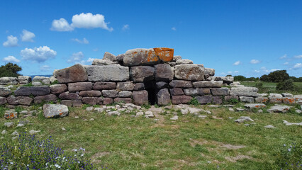 Tomb of the Giants Somu de Sorcu in the Giara di Siddi in central Sardinia