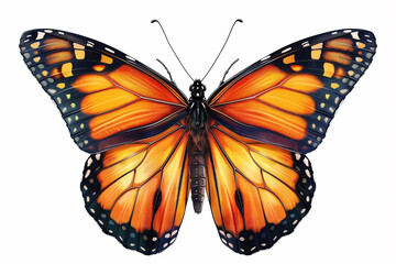 butterfly clipart, isolated on white background
