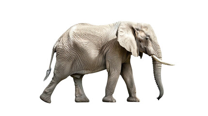 Obraz premium Elephant isolated on white background