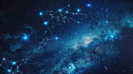 Star Symbol A dazzling night sky filled with twinkling stars and constellations, shimmering against the darkness, inspiring wonder, guidance, and dreams of distant galaxies.