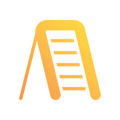 Stepladder vector icon