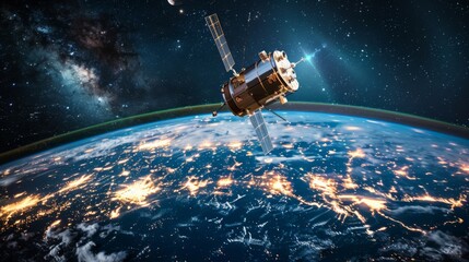 Satellite Orbiting the Earth